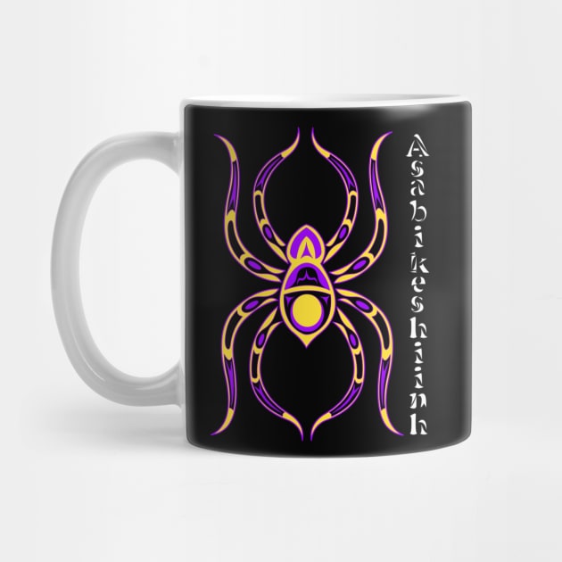 Asabikeshiinh (spider) Bisexual Pride by KendraHowland.Art.Scroll